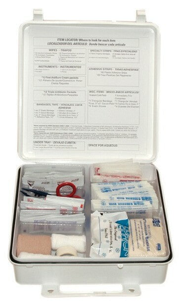 First Aid Only 50 Person First Aid Kit 48 Kit Case 6490C First Aid Only 50 Person First Aid Kit 48 Kit Case 6490C